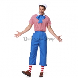Disfraces Payaso Chef Camarero Lindas Ropa de Halloween Muñecas Parejas