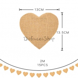 Amor Corazón Tire de la Bandera Decoraciones de Boda