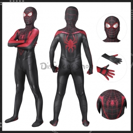 Disfraz de Spiderman de Miles Morales para Niños PS5 Marvel's Spider Man 2 - Personalizado