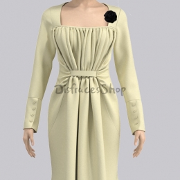 Disfraces de Miedo Vestido Largo de Vampiro de Peligro Biológico 8 para Halloween