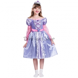 Disfraces de Victoriano Morado Vestido Halloween para Niñas