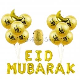 Globo EID MUBARAK Decoración de Vacaciones