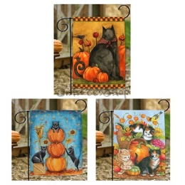 Patrón de Gato Decoraciones de Halloween