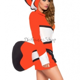 Disfraces de Halloween para Mujer Traje de Pez Payaso Buscando a Nemo