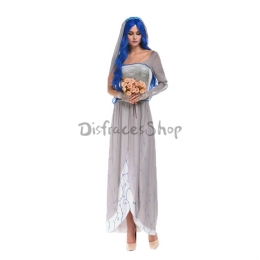 Disfraces Vampire Uniform Zombie Bride de Halloween Mujer