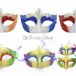 Máscara Pintada Puntiaguda de Decoraciones de Halloween