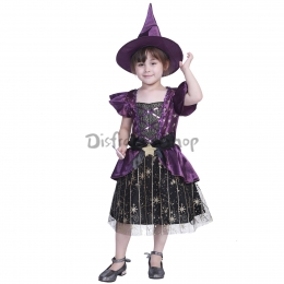Disfraces de Brujas Estrella Vestido de Princesa Niña