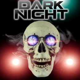 Decoraciones de Halloween Cráneo de Ojo de Relámpago