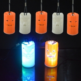 Collar Brillante de Decoraciones de Halloween