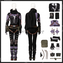 Juego Completo de Disfraz de Cosplay de Apex Legends Wraith - Personalizado