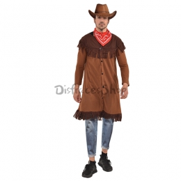 Disfraces de Indio Ropa de Vaquero Halloween para Hombres