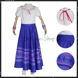 Disfraz Niños Vestido de Disney Encanto Luisa Madrigal Cosplay  - Personalizado