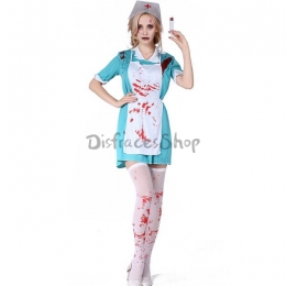 Uniforme de Enfermera Vestido de Sangre para Adultos