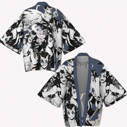 Disfraz Anime Cospaly Capa de Demon Slayer Manga y Anime Japonés