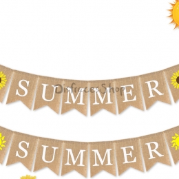 Tema de Verano Tire de la Bandera Decoración de Vacaciones