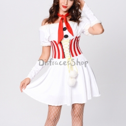 Disfraces Navidad Blanca de Halloween para Mujer