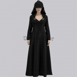 Disfraces de Miedo Vestido Negro de Vampiro de Peligro Biológico 8 para Halloween