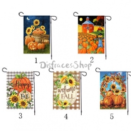 Patrón de la Serie de Calabaza de Decoraciones de Acción de Gracias