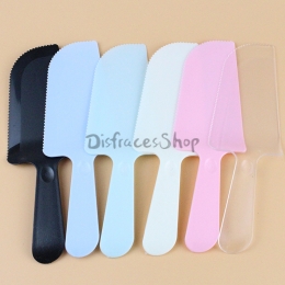 Cuchillo Dentado de Pastel Desechable de Decoración de Cumpleaños