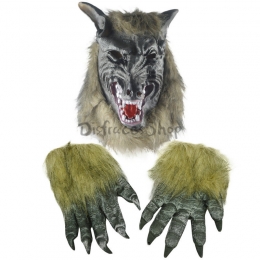 Cabeza de Lobo Máscara de Halloween