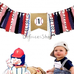 Béisbol Tire de la Bandera Cumpleaños Decoración