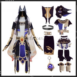 Disfraces de Juego Genshin Impact Cyno Cosplay - Personalizado