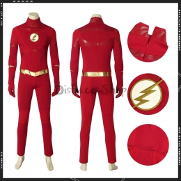 Disfraces de Superhéroe The Flash Cosplay Barry Allen - Personalizado