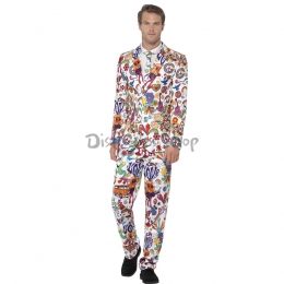 Disfraces Divertidos Traje de Fiesta Retro-LOVE de Halloween