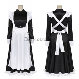 Disfraces de Sirvienta Reina Victoria Francesa