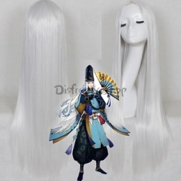 Pelucas Cosplay Onmyoji Blanco Plateado