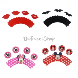 Decoraciones de Pastel de Vajilla de Dibujos Animados