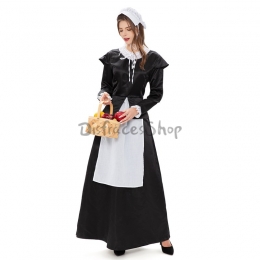 Disfraces Mucama Retro Vestido de Halloween