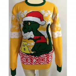 Jersey de Navidad Patrón Amarillo