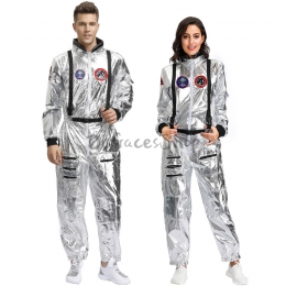 Disfraces Plateado de la Tierra Errantede Halloween para la Familia Traje Espacial