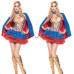 Disfraces Maravilla Rendimiento de Superman de Halloween de Mujer