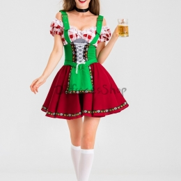 Disfraces Cerveza Bávara Vestido de Mucama de Halloween
