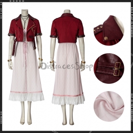Disfraces de Anime FFVII Remake Aerith Cosplay - Personalizado