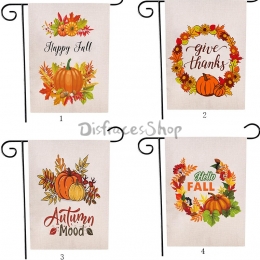 Patrón de Guirnalda de Calabaza de Decoraciones de Acción de Gracias