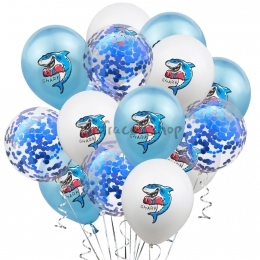 Globo con Lentejuelas de Tiburón Decoraciones de Boda