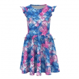 Disfraces de Animales Vestido de Escamas de Pescado para Niña