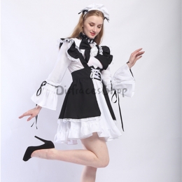 Disfraces Sirvienta Lolita de Talla Grande Vestido de Halloween