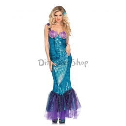 Disfraces de Princesa Sirena Vestido al por Mayor de Halloween para Mujer