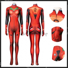 Disfraz de Cosplay de Neon Genesis Evangelion Asuka Langley Soryu - Personalizado