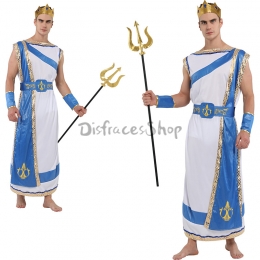 Poseidón COS Disfraces de Superhéroe