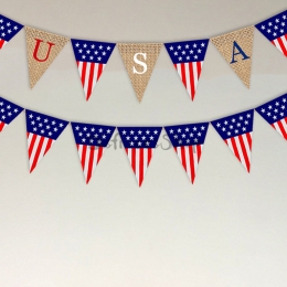 Día Nacional de Estados Unidos Tire de la Bandera Decoración de Vacaciones