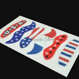 Pegatinas de Bigote de Maquillaje de Halloween