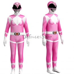 Disfraces de Series TV Traje Rosa de Guerreros de los Dinosaurios para Halloween