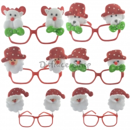 Decoraciones Navideñas Gafas de Dibujos Animados