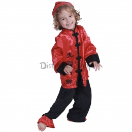 Disfraces de Tang Rojo Traje Halloween para Niños