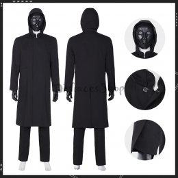 Disfraces de Jefe del Juego del Calamar Traje Negro - Personalizado